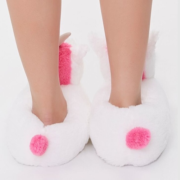 NEW| Women’s Plush Unicorn Indoor Comfy Slippers Size 5-6 - Picture 2 of 4